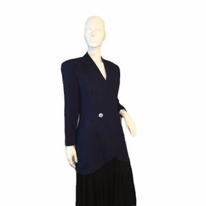 Blazer Dark Navy Long Sleeve Size 10 (SKU 000155)